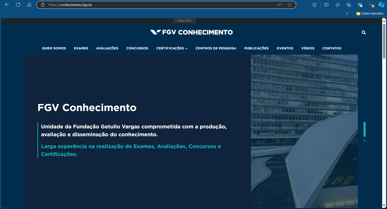 Portal da FGV Conhecimento 