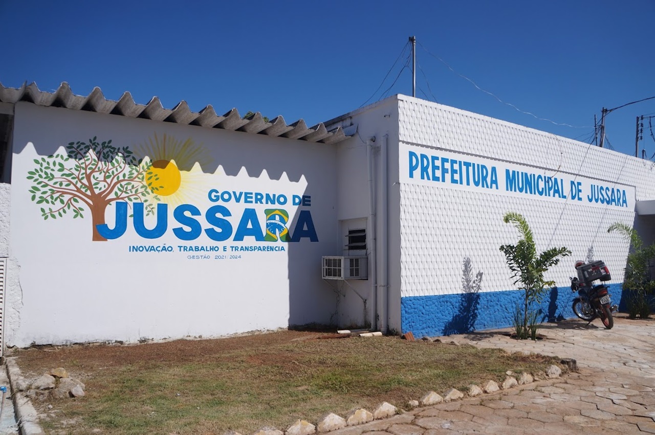 Fachada da Prefeitura de Jussara 