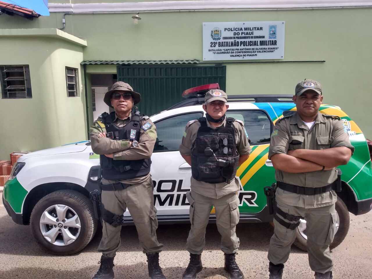 Policiais Militares do Piauí em serviço 