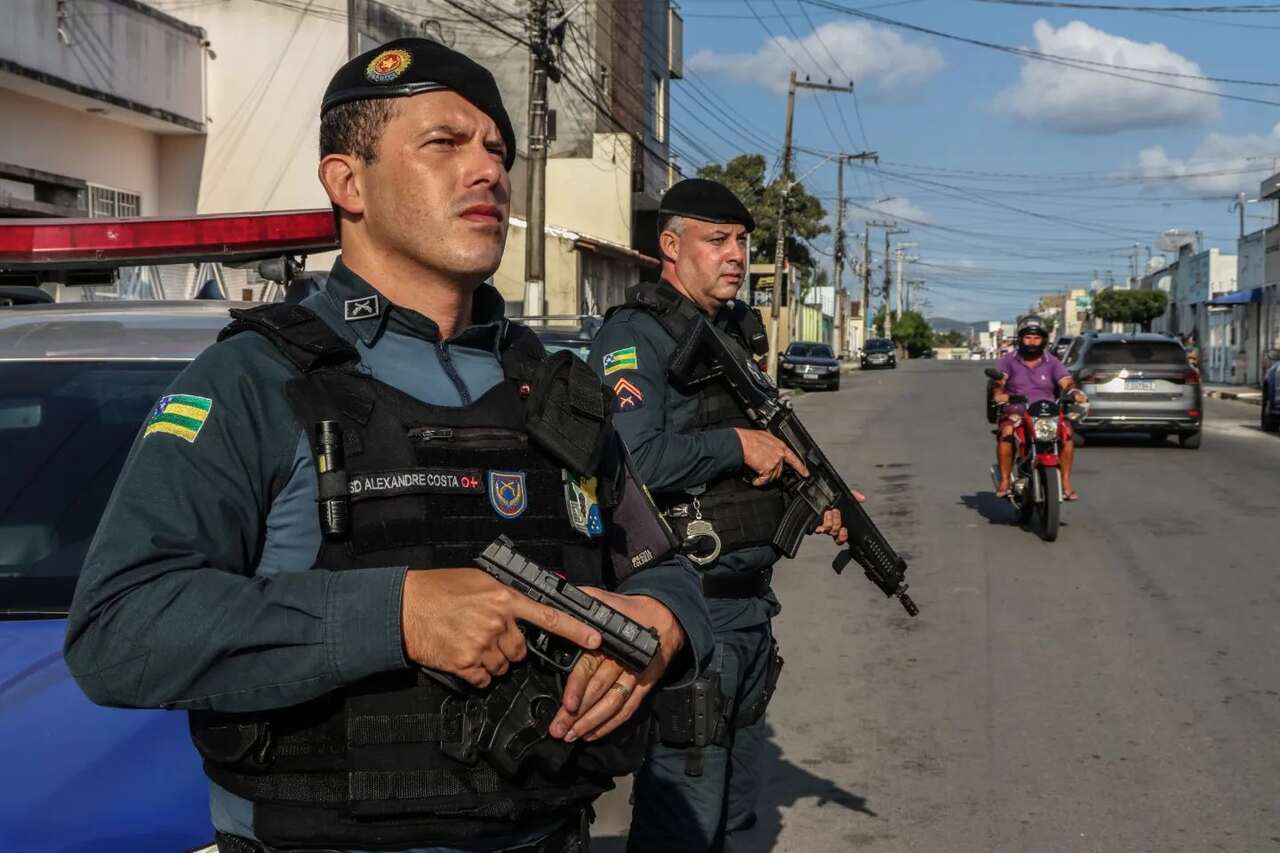 PMs de Sergipe durante operação 