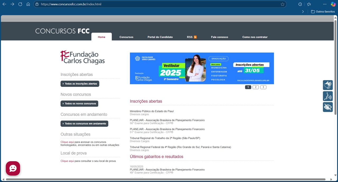 Portal da Fundação Carlos Chagas 