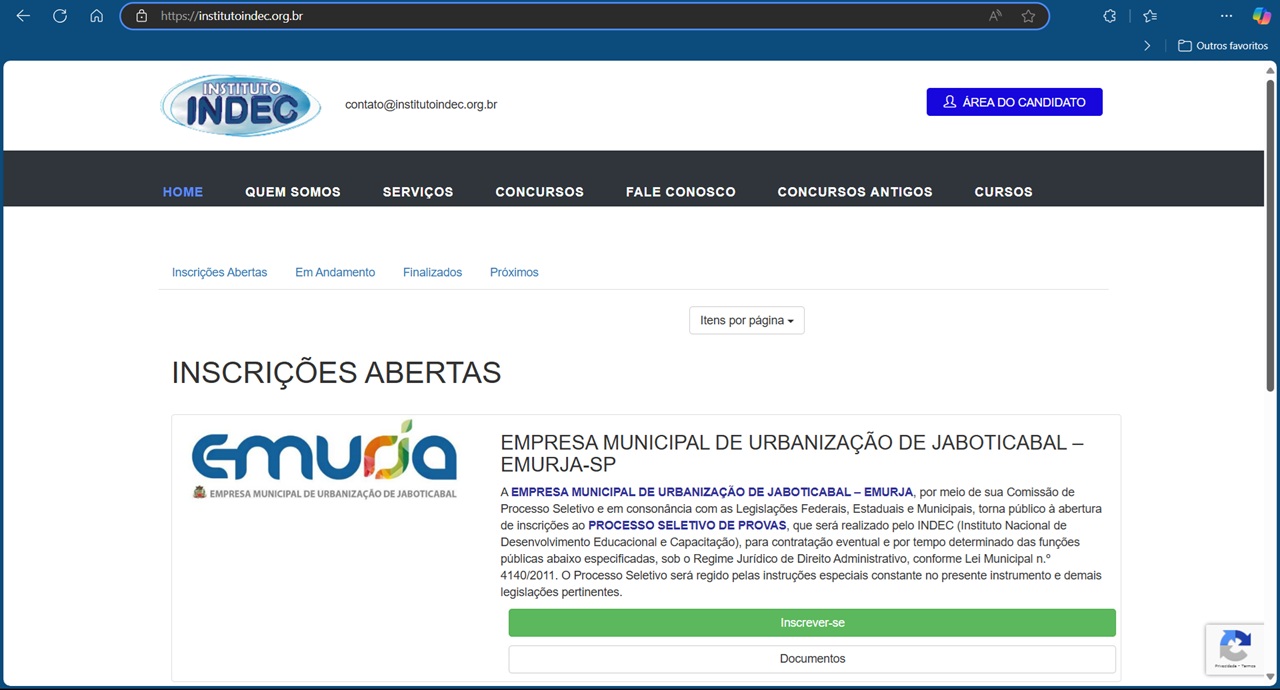 Portal do Instituto INDEC 
